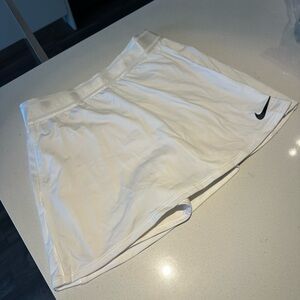 Nike Women's White Dri Fit tennis skort